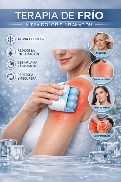 ICE ROLLER + SERUM  ANTIACNE  BIOAQUA